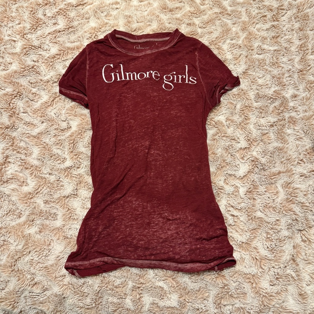 Slim Fit Red Gilmore Girls T-Shirt